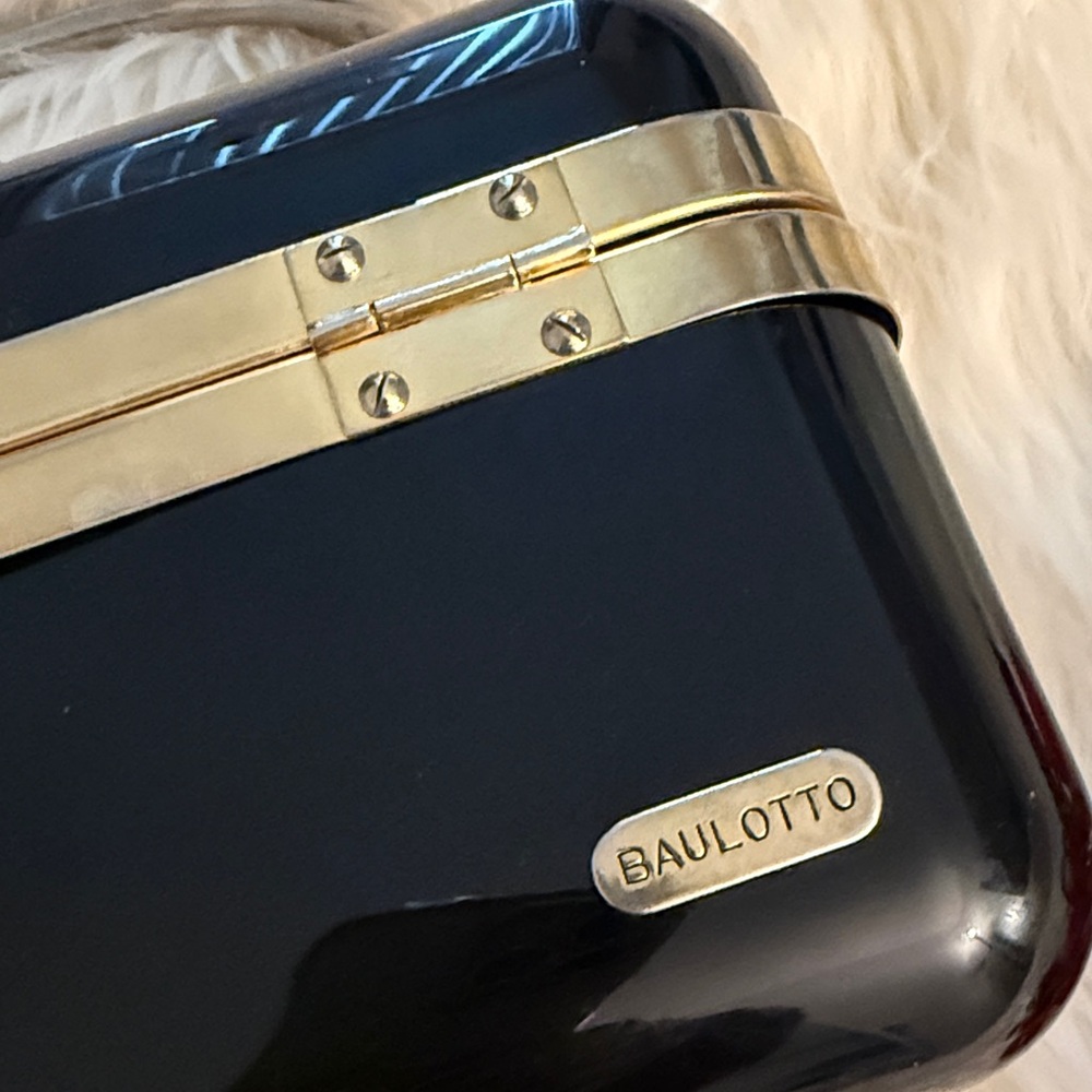 Baulotto Vintage Italian 1970s Black Purse🔥 - Picture 8 of 14